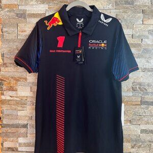 Oracle Red Bull Racing Max Verstappen Team Polo - Adult Size M
